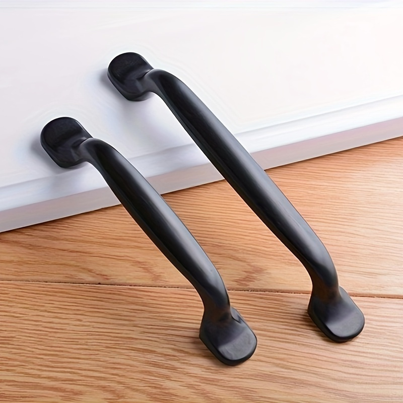 Restoration Hardware Furniture Used - 4 Buah Pegangan Hitam untuk Furnitur,