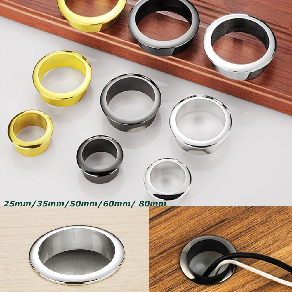 Furniture Hardware Outlet - 25-80MM Kabel Meja Kantor Grommet Komputer