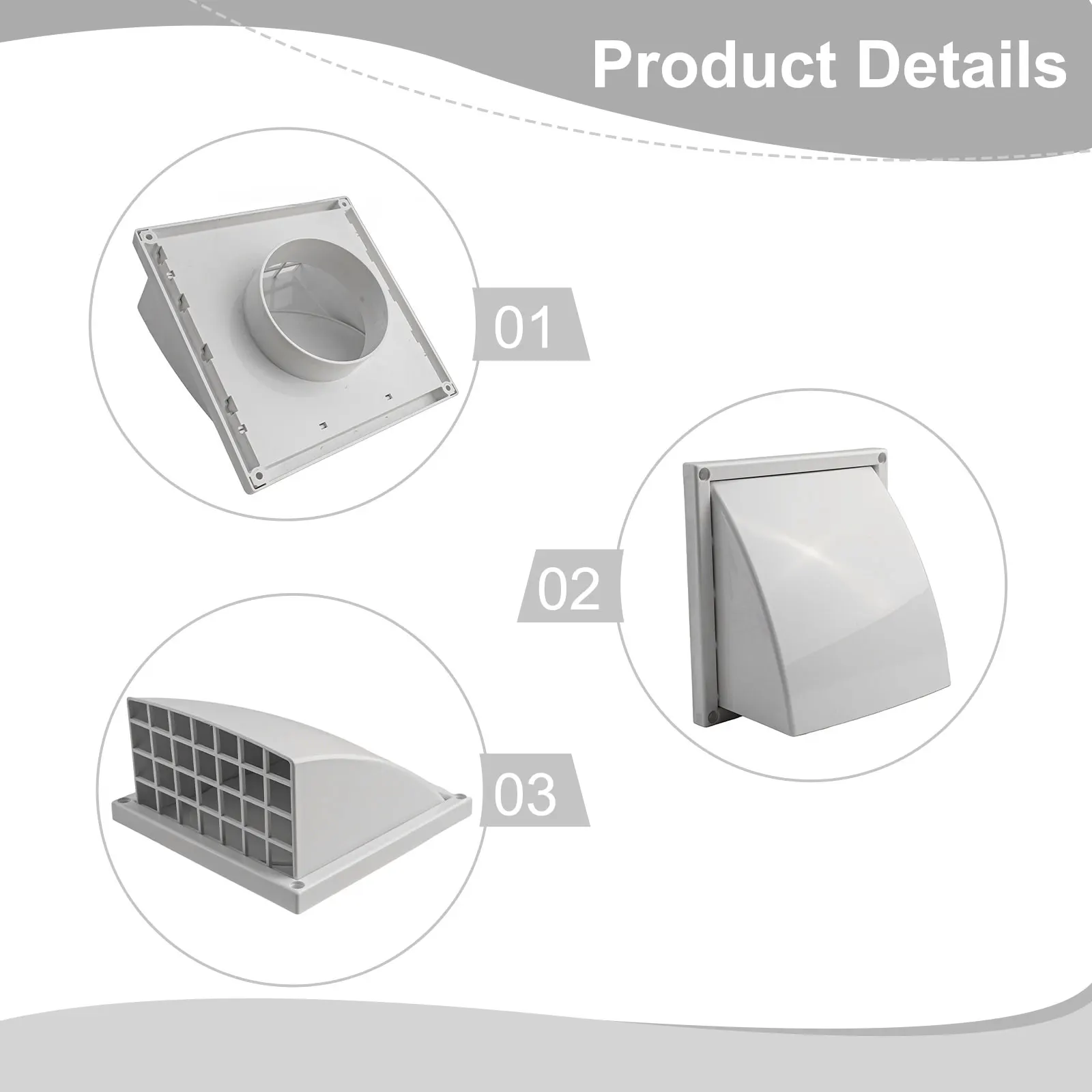 100MM, 125MM, 150MM Kisi Venti - Furniture Hardware Outlet ulasan dan harga