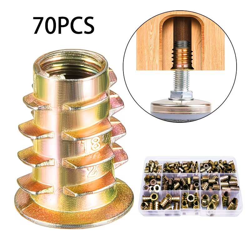 Kit Mur Sisip Berulir M4/M5/M6 - Furniture Hardware Threaded Inserts ulasan dan harga