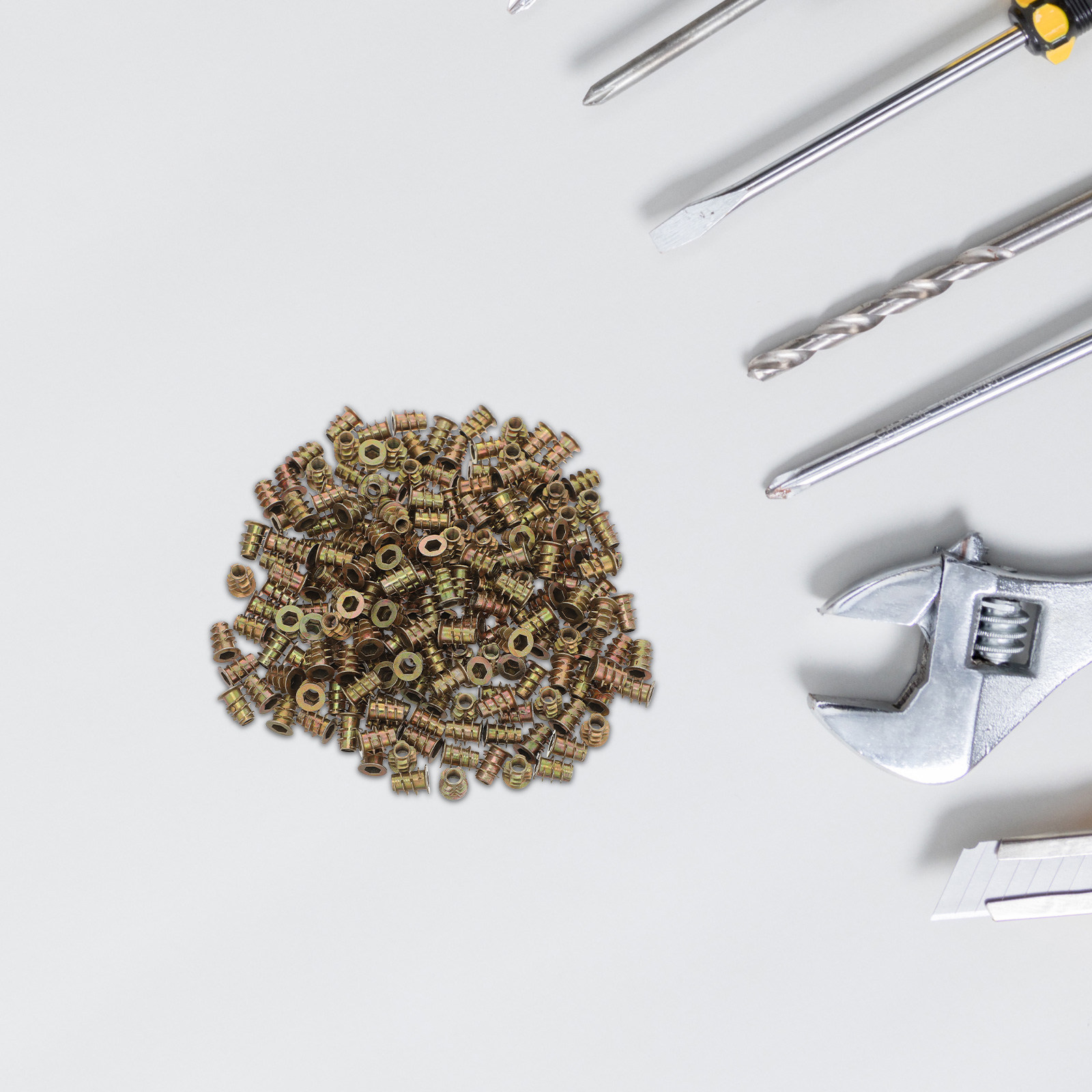 200 Buah Soket Hex Berflensa S - Furniture Hardware Threaded Inserts ulasan dan harga
