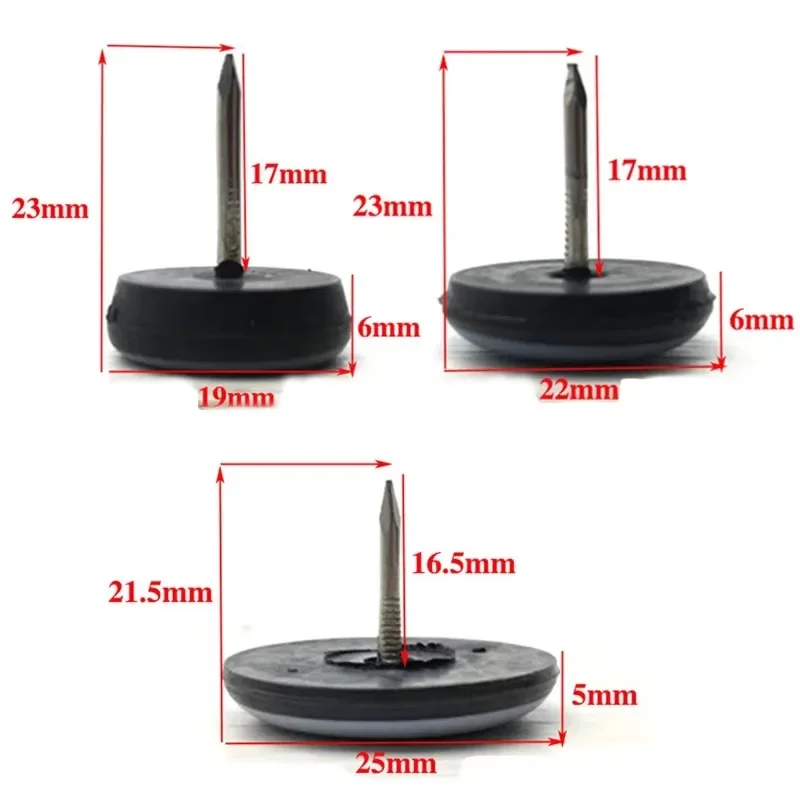 16/19/22/25/32/38mm Pelindung  - Furniture Hardware Feet ulasan dan harga