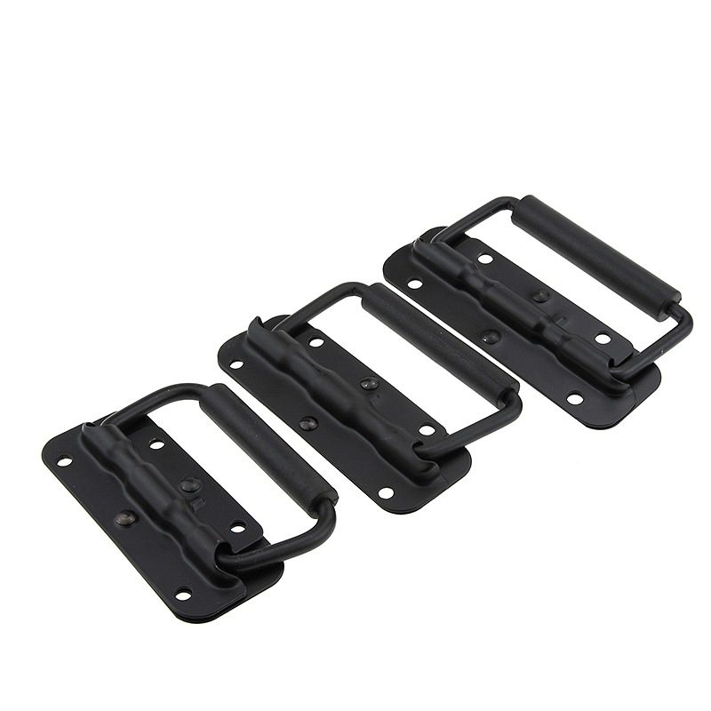 1 buah bagasi hitam gagang peg - Furniture Hardware Restoration ulasan dan harga