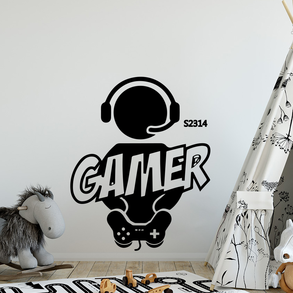 1 buah Gamer stiker seni dindi - Furniture Joint Hardware ulasan dan harga