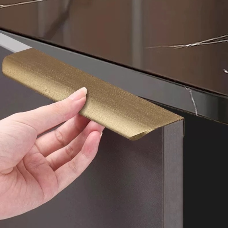 Gagang Kabinet Aluminium Tak T - Furniture Hardware Restoration ulasan dan harga