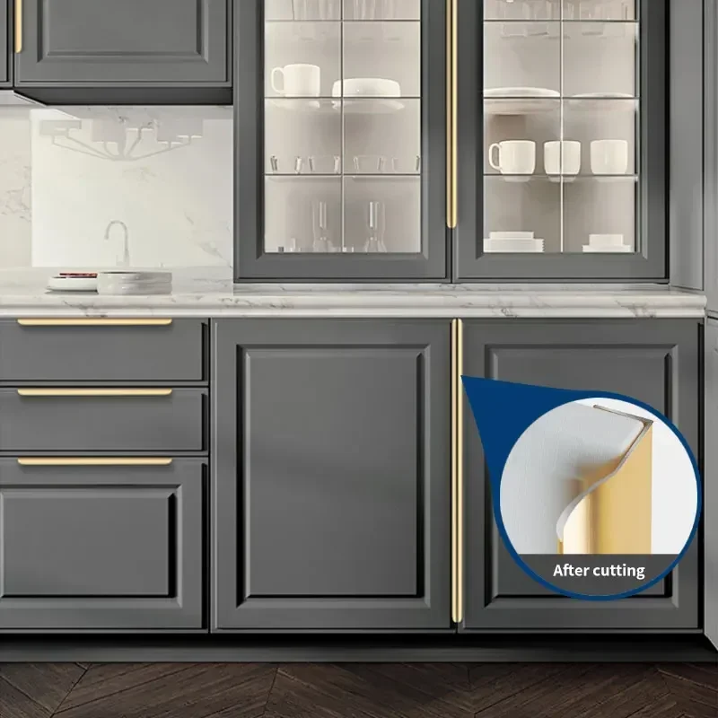 Gagang Kabinet Aluminium Tak T - Furniture Hardware Restoration ulasan dan harga